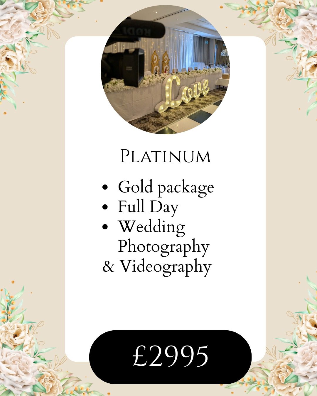 Platinum Wedding Package
