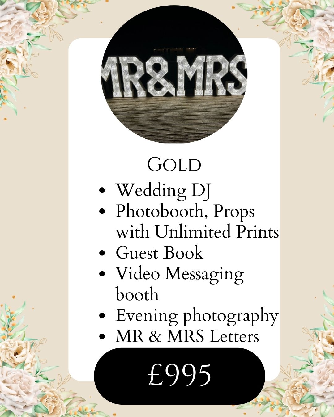 Gold Wedding Package